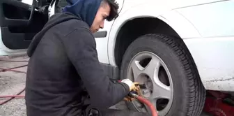 Zorunlu uygulama öncesi oto lastikçilerinde yoğunluk