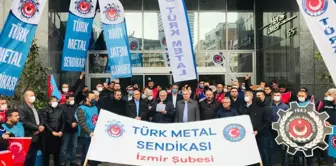 Türk Metal Sendikası, MESS'e siyah çelenk bıraktı