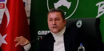 Giresunspor Başkanı Karaahmet'ten taraftarlara çağrı