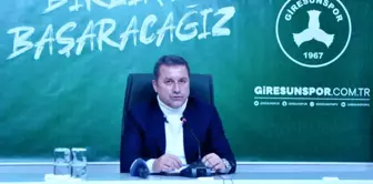 Hakan Karaahmet: 'Tek derdimiz Giresunspor Süper Lig'de kalıcı olsun'