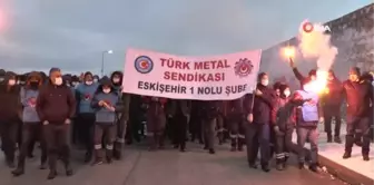 Arçelik Fabrikası işçileri MESS'in teklifine karşı eylem yaptı