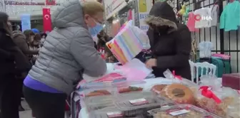 Bandırma'da el emeği yılbaşı alışveriş günleri başladı