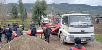 Aydın'da devrilen vincin altında kalan işçi öldü