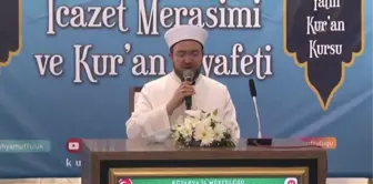 Tarihi Ulu Cami'de hafızlık icazet töreni düzenlendi