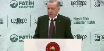 Cumhurbaşkanı Erdoğan: 'Bilginin ve sezginin sınırlarını doğru tayin ettiğimizde sanatımızın önündeki ufkun sonsuzluğunu daha iyi kavrayabiliriz'