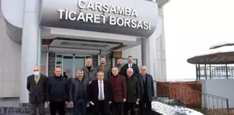 Çarşamba Ticaret Borsası, ilçe protokolünü ağırladı