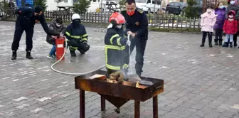 Sevgi Evleri çocuklarından belediye ve itfaiyeye ziyaret