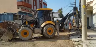 Samandağ'da Deniz Mahallesi Girne Caddesi'nde yol yenileme çalışmalarına start verildi