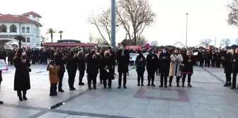 Bandırma'da Hazal Alpyörük cinayeti protesto edildi