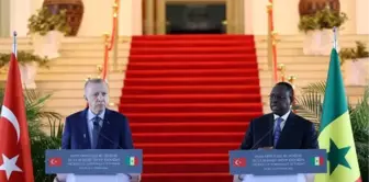 Cumhurbaşkanı Erdoğan, Senegal Cumhurbaşkanı Sall ile bir araya geldi