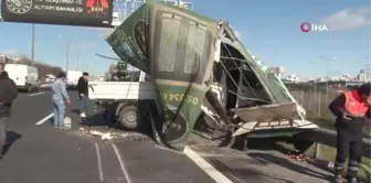 Hadımköy TEM Otoyolu'nda kaza: 1 ölü 2 yaralı