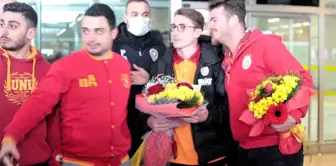 Galatasaray kafilesi Konya'ya geldi