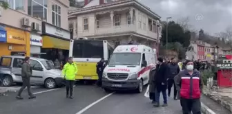 Beykoz'da İETT otobüsünün karıştığı zincirleme trafik kazasında 6 kişi yaralandı