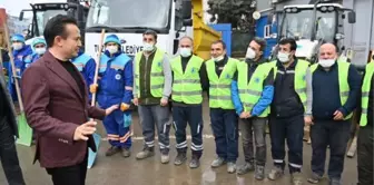 İstanbul'da beklenen kar yağışı için Tuzla'da önlemler alındı