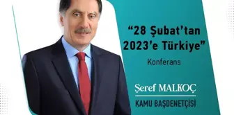 Şeref Malkoç Eskişehir'e geliyor