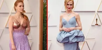 Kırmızı halıda şıklık yarışı! Bu seneki Oscar Ödül Töreni'nin en beğenilen kadını Jessica Chastain oldu