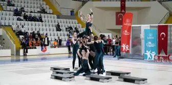 Okul Sporları Cimnastik Türkiye Şampiyonası Manisa'da yapıldı