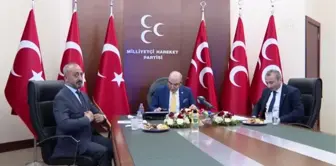 MHP heyeti, DSP, BBP, Yeniden Refah Partisi ve Saadet Partisi heyetleri ile video konferans aracılığıyla bayramlaştı