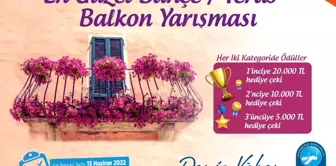 Eyüpsultan'da en güzel balkon yarışması başladı