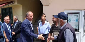 Memleket Partisi Genel Başkanı İnce, Dodurga'daki seçimde partisinin adayını tanıttı