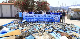 Muğla'da deniz dibi temizliği yapıldı