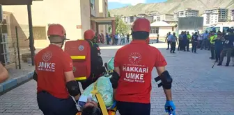 Hakkari Devlet Hastanesinde yangın tatbikatı