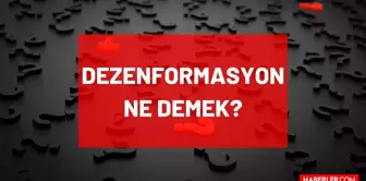 Dezenformasyon nedir? TDK'ya göre Dezenformasyon nedir, ne anlama geliyor?