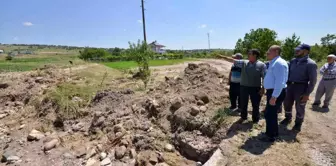 Başkan Kavuş yağışlardan olumsuz etkilenen 4 mahallede incelemelerde bulundu