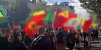 İsveç'te bir skandal daha! Terör örgütü PKK/YPG yandaşları, Göteborg kentinde gösteri yaptı