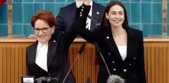 Milli tekvandocu İrem Yaman, İYİ Parti'ye katıldı! Rozetini bizzat Meral Akşener taktı