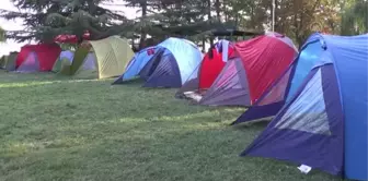 Kuzey Makedonya'da düzenlenen Uluslararası İzcilik Yaz Kampı başladı