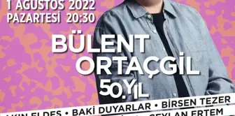 Bülent Ortaçgil, Sanattaki 50'nci Yılını İzmir'de ve Ankara'da Vereceği Konserlerle Kutlayacak