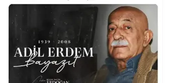 Erdoğan'dan şair Adil Erdem Beyazıt paylaşımı