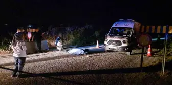 Trafiğe kapatılan yola giren motosiklet devrildi: 1 ölü, 1 yaralı