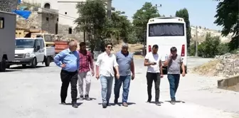 Kaymakam Maraşlı, 'En iyi Turizm köyü' Mustafapaşa köy meydanında incelemelerde bulundu