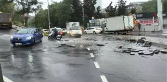 SARIYER'DE YOL ÇÖKTÜ, KAĞITHANE'DE TOPRAK KAYDI