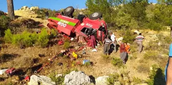 Son dakika haberi: Yangına giden orman personeli kaza yaptı: 3 yaralı