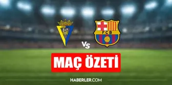 Cadiz - Barcelona maç özeti! Cadiz - Barcelona maç özeti izle (VİDEO)