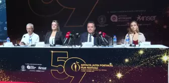 Antalya gündem haberleri | 59. Antalya Altın Portakal Film Festivali Tanıtımı Yapıldı. Muhittin Böcek: 'O Kara Bulutların Sanatın Işığıyla Dağılacağına İnandık'