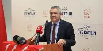 CHP Genel Başkan Yardımcısı Salıcı, partisinin üye katılım töreninde konuştu