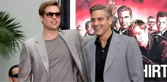 George Clooney - Brad Pitt... ESPRİLİ YAKIŞIKLILIK YARIŞI!