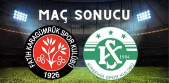 Karagümrük– Kırşehirspor maçı kaç kaç bitti? Karagümrük maç sonucu! Karagümrük– Kırşehirspor maç sonucu ne?