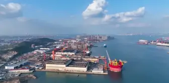 Çin'in En Büyük Silindir Şeklindeki Fpso Ünitesi Denize Açıldı