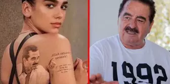 Dua Lipa'ya yapılan photoshoplu dövmeyi gerçek zanneden İbrahim Tatlıses, paylaşımıyla olay oldu