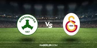 Giresunspor Galatasaray ilk 11'ler belli oldu mu? Giresunspor Galatasaray muhtemel 11'ler, kadrolar!