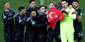 Bu galibiyet ülkemiz için! Temsilcimiz Trabzonspor, İsviçre ekibi Basel'i 1-0 mağlup etti