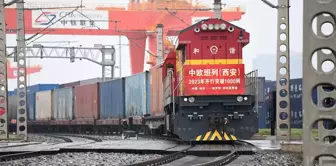 Çin-Avrupa Yük Treni, Xi'an Kentinden Rusya'ya Doğru Yola Çıktı