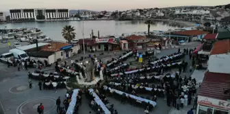 Karaburunlular, Ramazan Ayı Boyunca Belediyenin Kurduğu Yarımada Sofrasında Buluştu