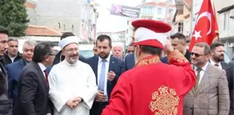 Diyanet İşleri Başkanı Ali Erbaş, Roman vatandaşların umreye uğurlama programına katıldı