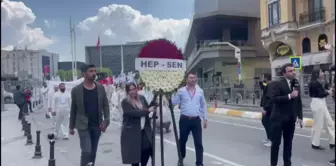 HEP-SEN, 1 Mayıs'ta Sağlık Sisteminin Hastalığını Protesto Etti